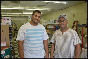 A father and son team, Akram Mosleh (right) and Salah, has opened a new hardware store in the city’s southend.