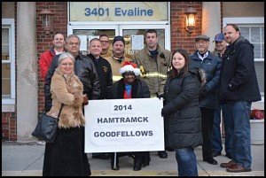 Hamtramck Goodfellows pose for their annual group photo. Do what you can to donate for a good cause that helps feed hundreds of needy Hamtramck residents.