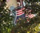 Former mayor flying Old Glory as a symbol of national distress Former mayor flying Old Glory as a symbol of national distress