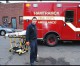 City’s ambulance service on the stretcher