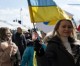 Area Ukrainians rally against Russian aggression