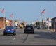 For now, Jos. Campau flagpoles will only fly the American flag For now, Jos. Campau flagpoles will only fly the American flag