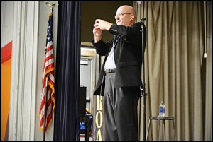 When Al Ulman is not entertaining corporate clients with his humor and magic show, he is teaching school kids the message of respect and how to deal with bullying. He recently brought his message to Dickinson East Elementary School.