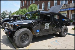  Many communities, including Hamtramck, received free used military vehicles during the past few years. Critics have said this has made police departments look like an occupational army force.