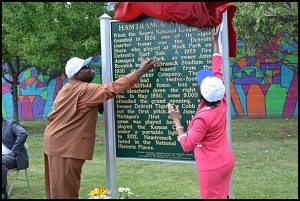 A historical marker for the Hamtramck Stadium was unveiled last summer. The stadium once hosted the Detroit Stars from the old Negro League.