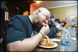 Reigning paczki eating contest champ Matthew Holowicki once again beat his competition, but also announced this was his last year to participate.
