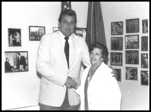 Kozaren with longtime City Councilwoman Helen Justewicz.