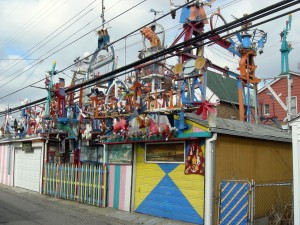 The two Klinger houses that host the folk art collection known as “Hamtramck Disneyland” have been purchased by local investors and turned over to the city’s art collective, Hatch.