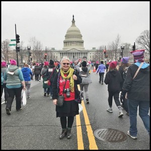 Mayor Karen Majewski recently attended the Women's March in Washington, DC. Photos supplied by Karen Majewski
