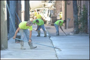 This year’s alley repaving program started on the eastside of Jos. Campau, from Caniff to Belmont. Two more alley sections will be repaved.