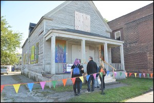 This 100-year-old house may have to be demolished to make room for the development.