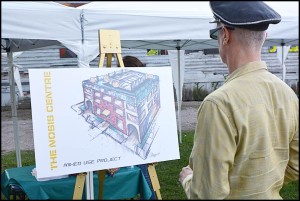 Plans for a major development on Caniff were unveiled at the recent Hamtramck Design Showcase. The development will be a four-story building covering six lots. The ground floor space will be reserved for retail and offices, and the upper floors will be living spaces.